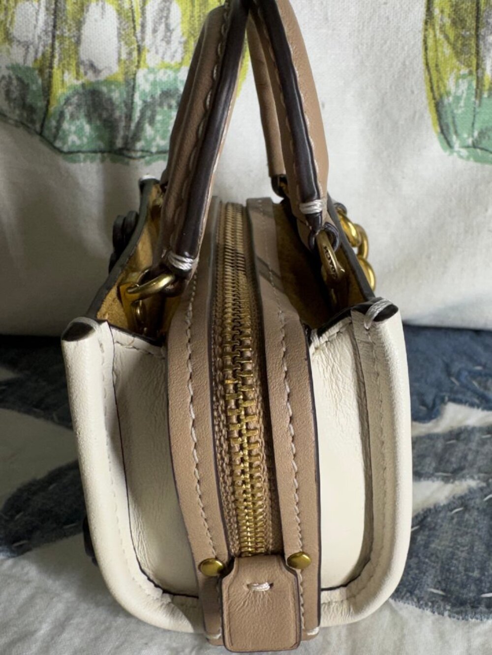 Coach Mini Rogue Charm with Tea Roses - Picture 5 of 7